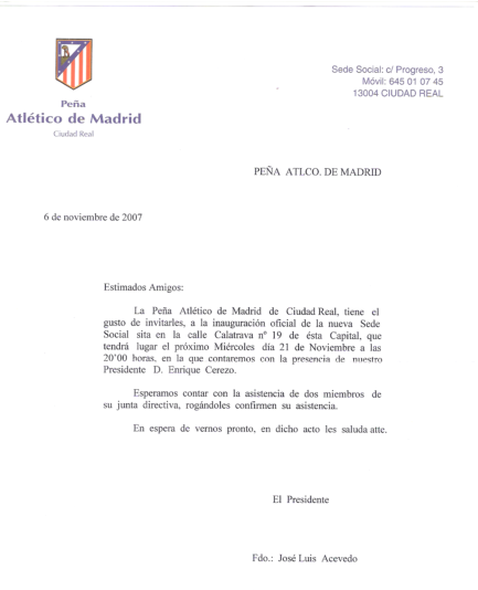 Inauguración de la nueva sede